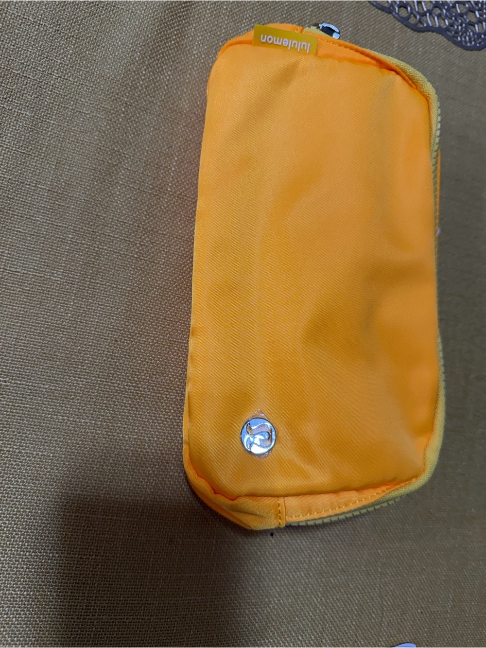 lululemon  Bright Orange Toiletry Pouch